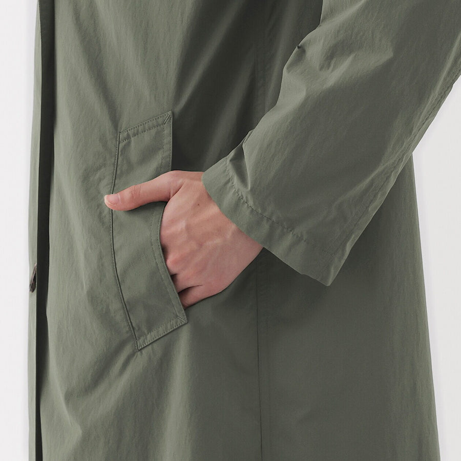 W's Water repellent Trench coat Smoky GreenXS