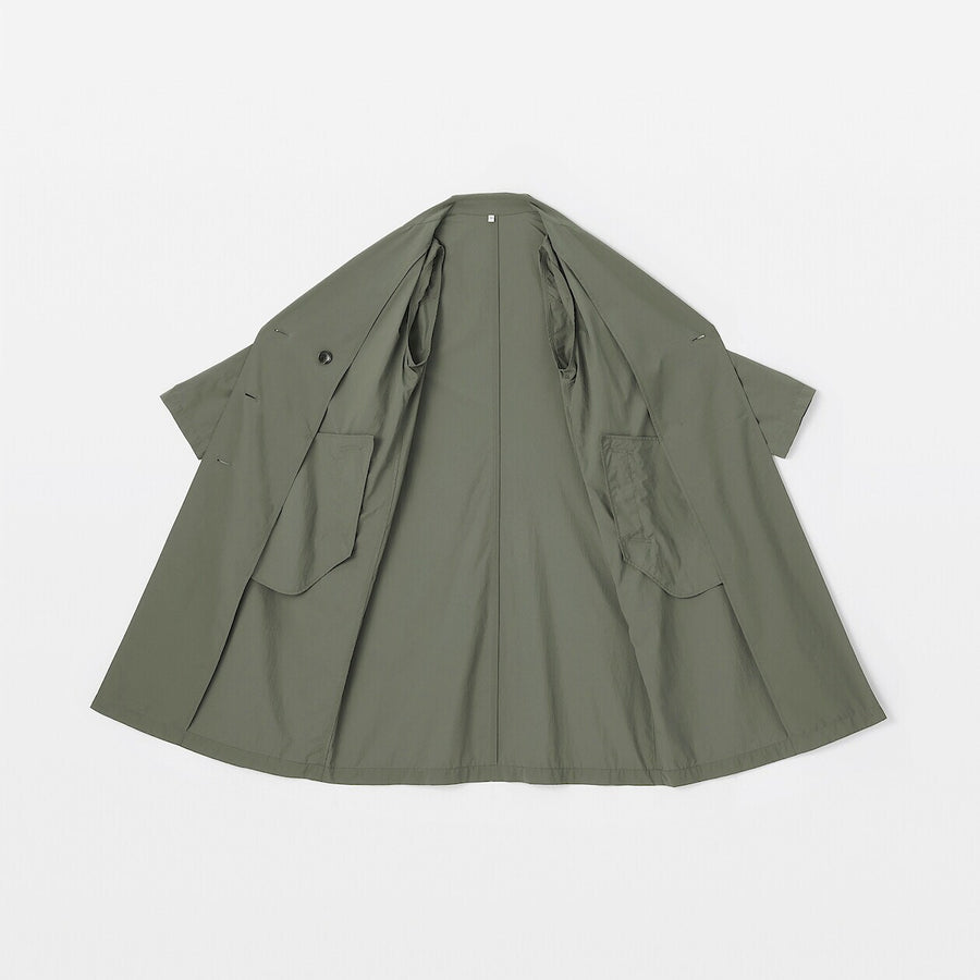 W's Water repellent Trench coat Smoky GreenXS