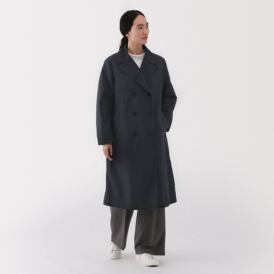W's Water repellent Trench coat Smoky GreenXS