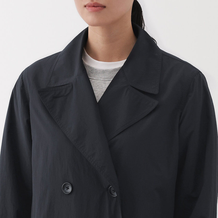 W's Water repellent Trench coat Smoky GreenXS