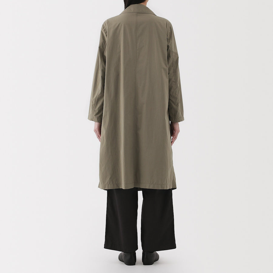 W's Water repellent Trench coat Smoky GreenXS
