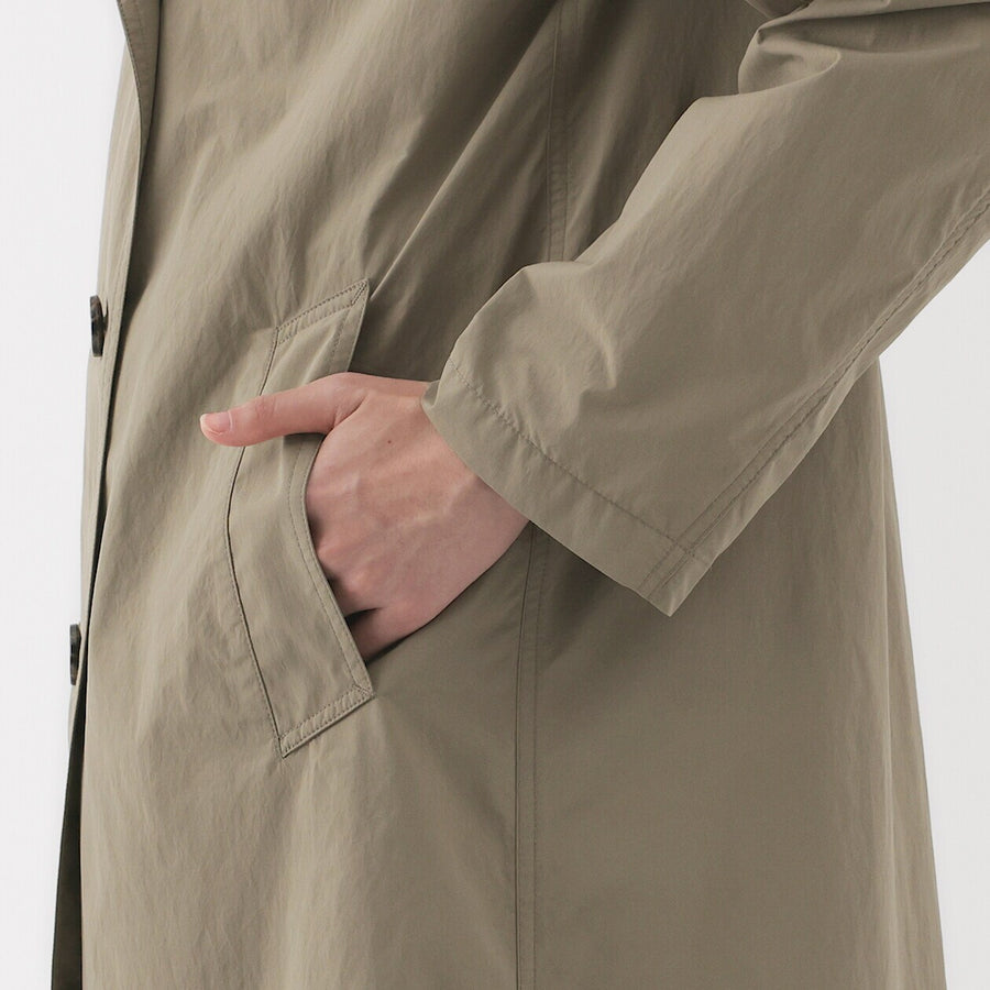 W's Water repellent Trench coat Smoky GreenXS