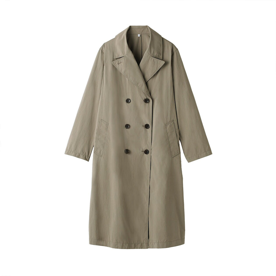W's Water repellent Trench coat Smoky GreenXS