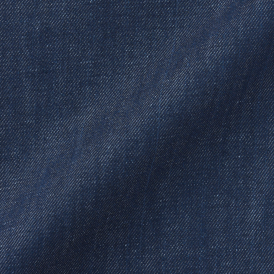 M's Hemp blend denim darted straight pantsNavyXS