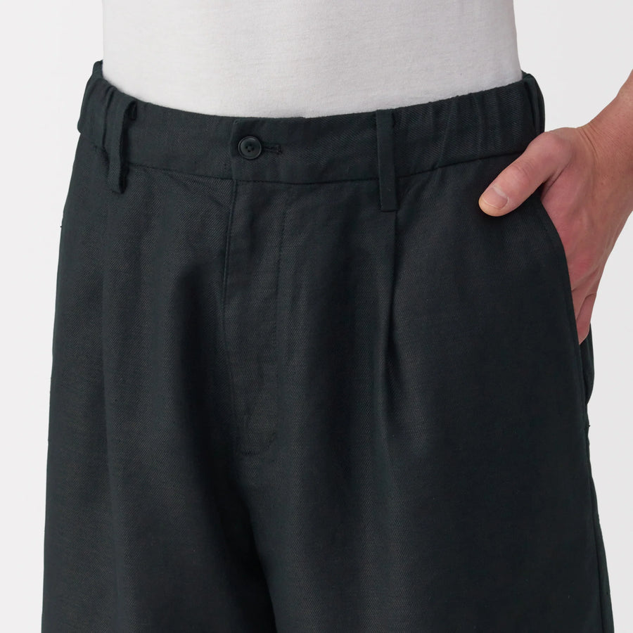 Hemp Blend Twill Shorts