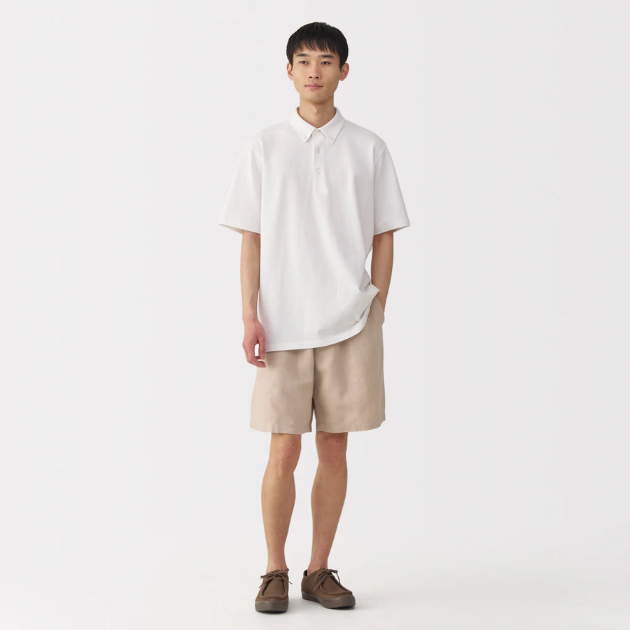 Hemp Blend Twill Shorts