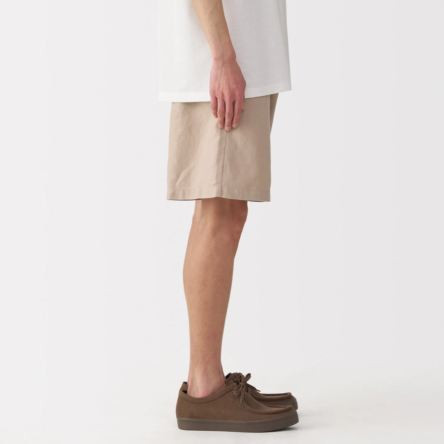 Hemp Blend Twill Shorts