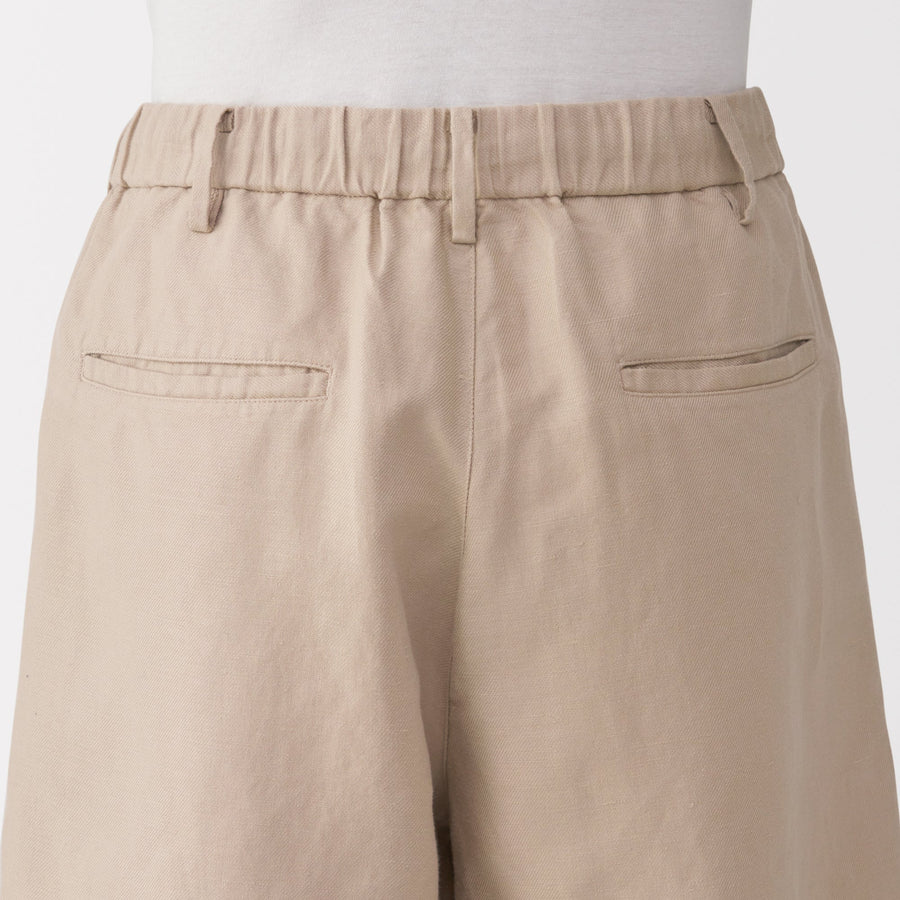 Hemp Blend Twill Shorts