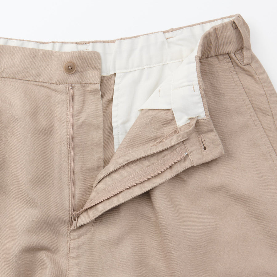 Hemp Blend Twill Shorts