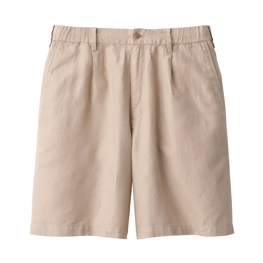 Hemp Blend Twill Shorts