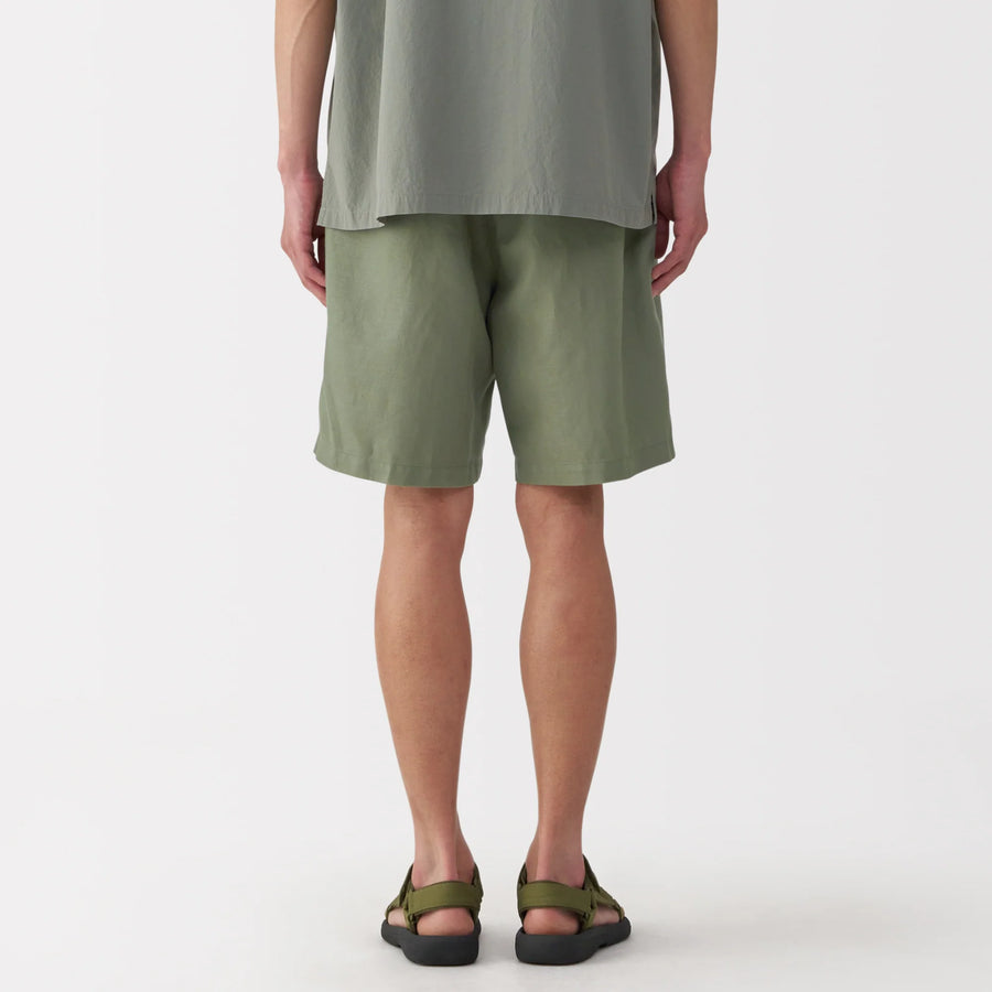 Hemp Blend Twill Shorts