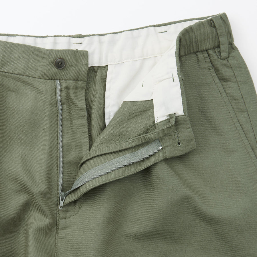Hemp Blend Twill Shorts