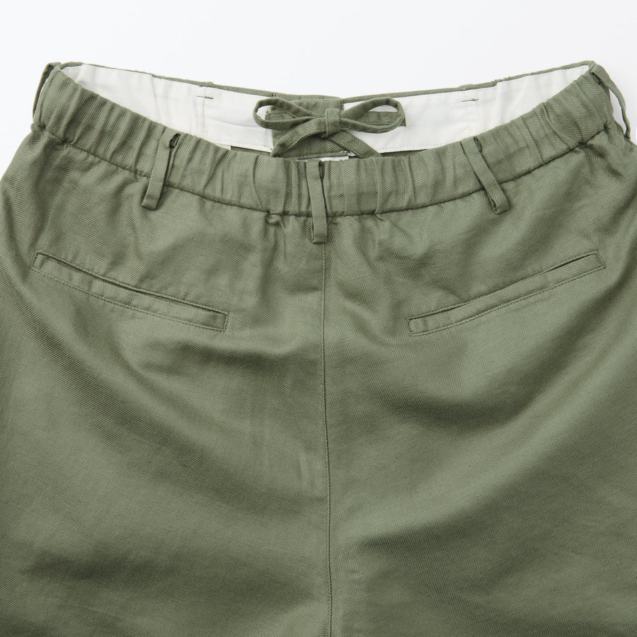 Hemp Blend Twill Shorts