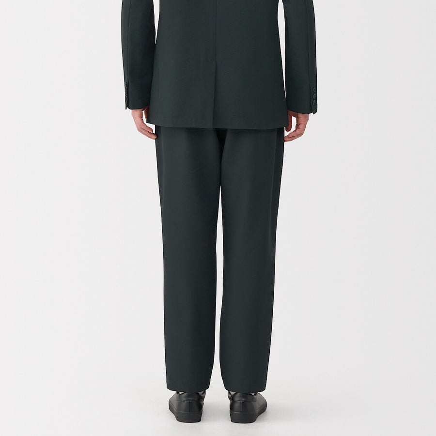 M's Breathable seersucker flat front pantsMedium greyXS