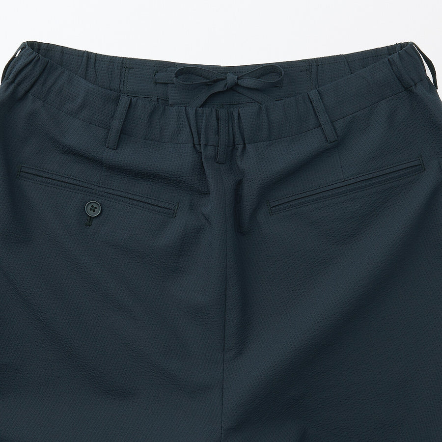 M's Breathable seersucker flat front pantsMedium greyXS