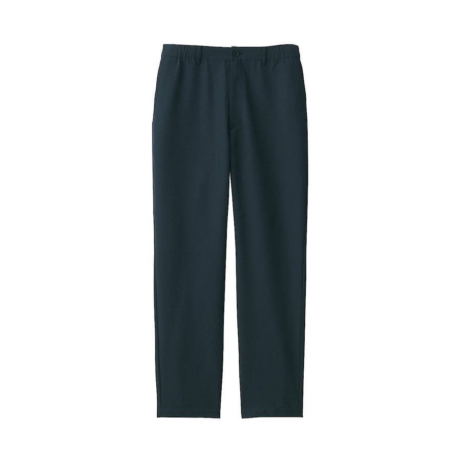 M's Breathable seersucker flat front pantsMedium greyXS