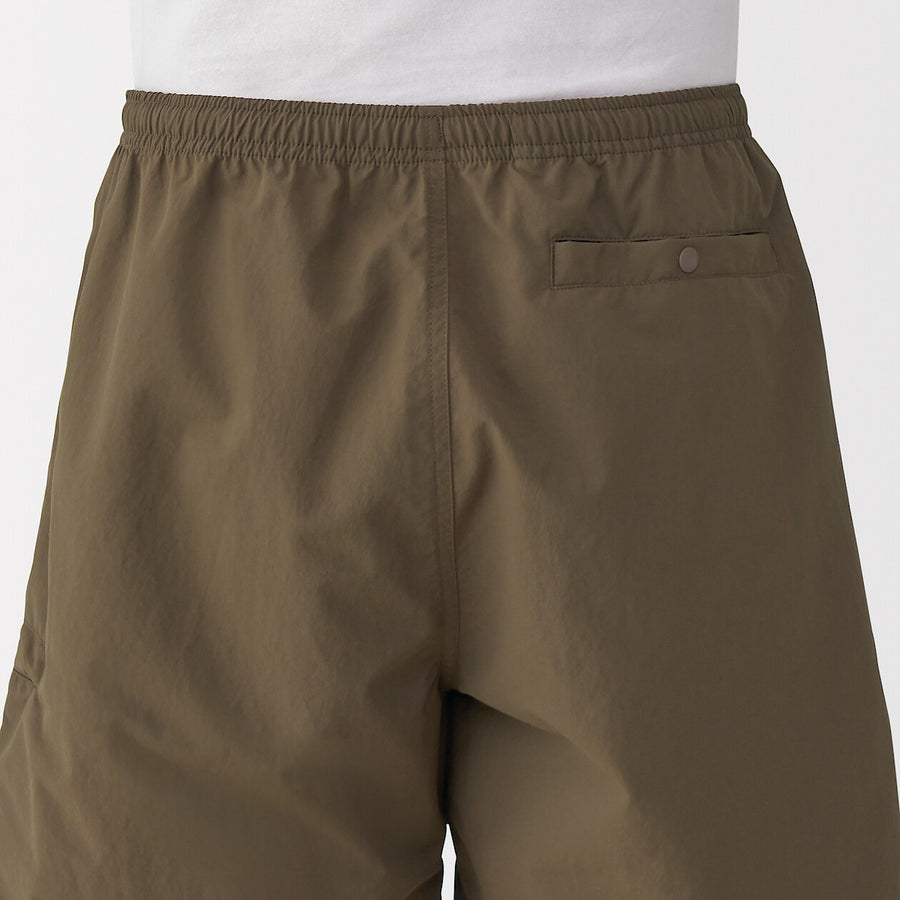 M's Water repellent shorts Medium greyXS
