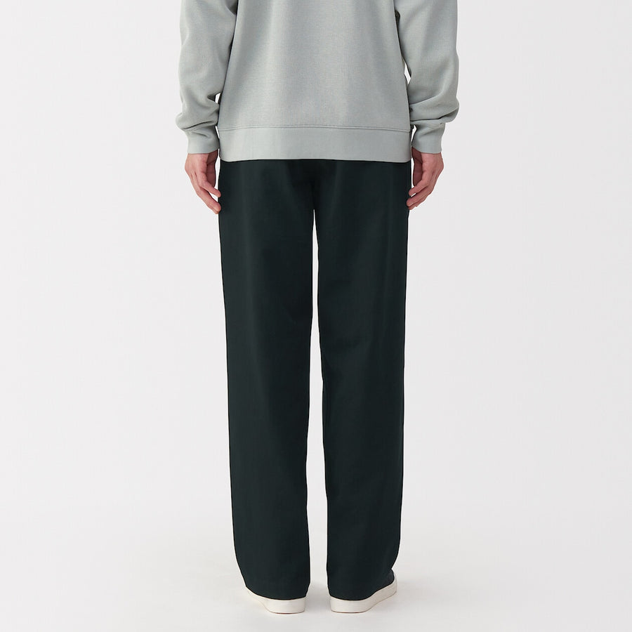 M's Washed chino wide pants BlackXS