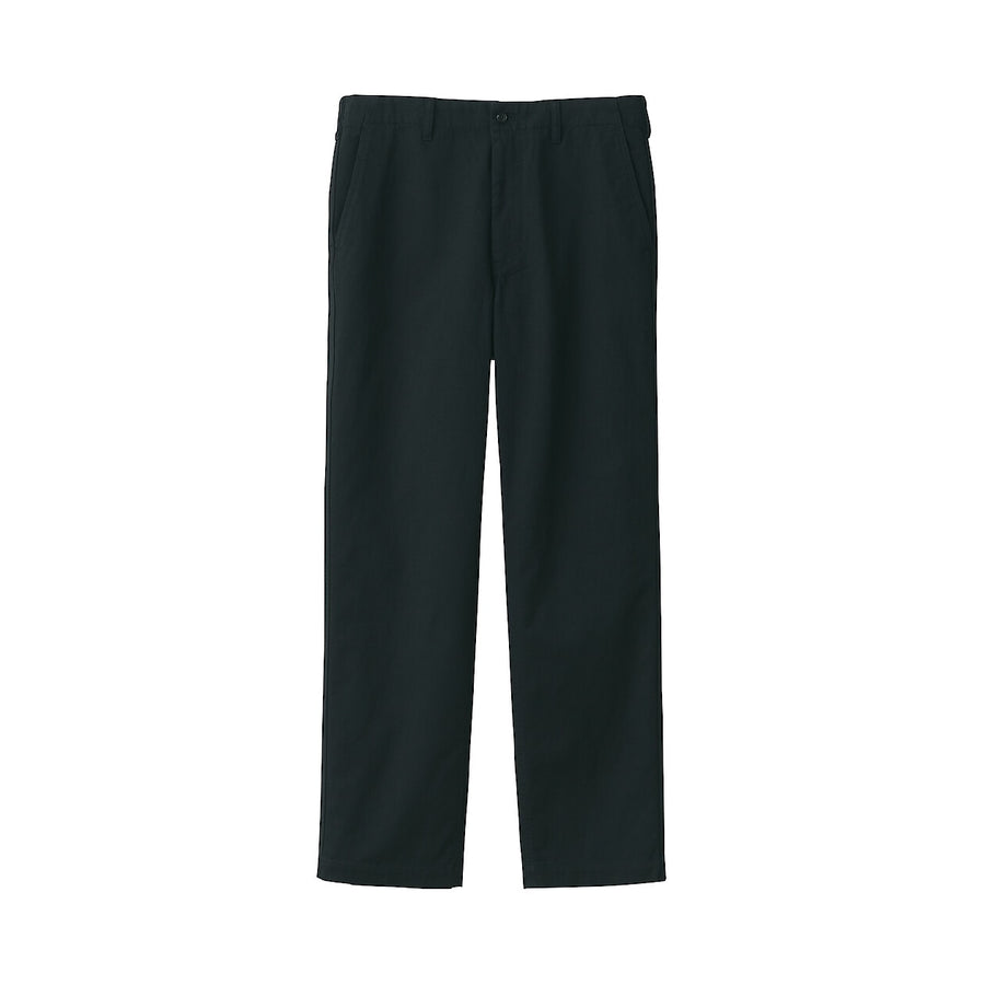 M's Washed chino wide pants BlackXS