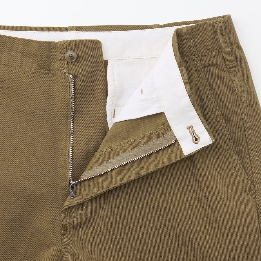M's Washed chino wide pants BlackXS