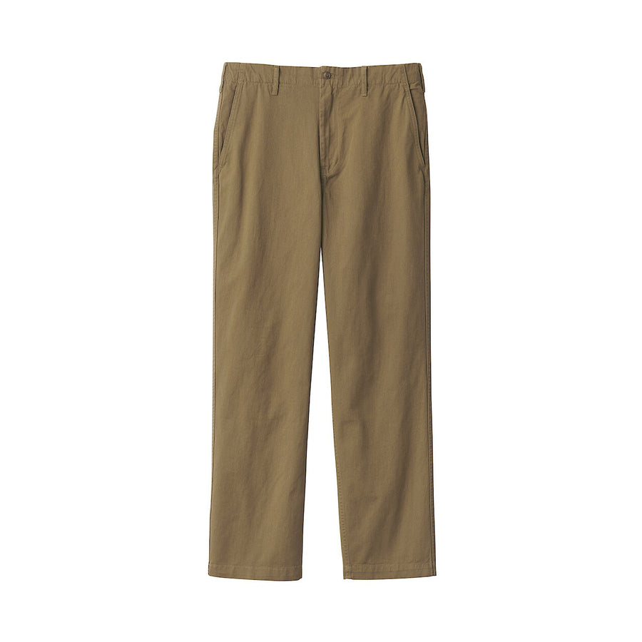 M's Washed chino wide pants BlackXS