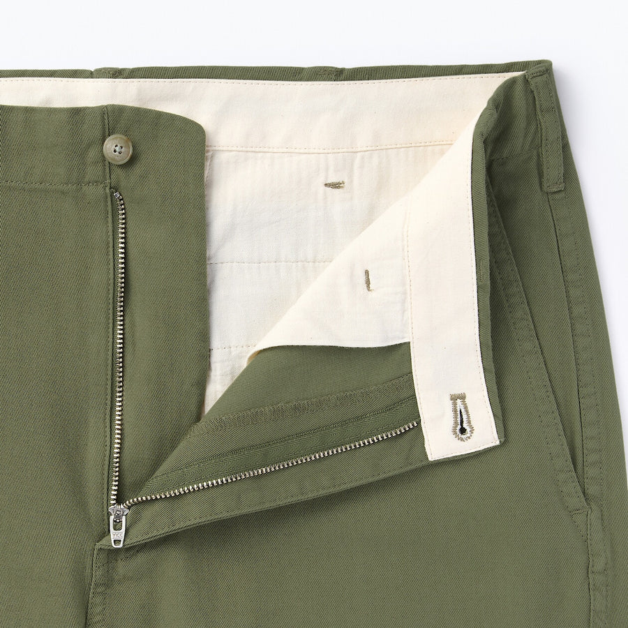 M's Washed chino wide pants BlackXS