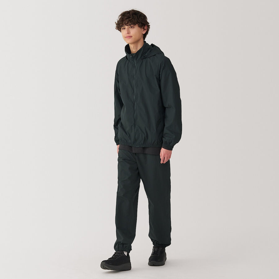 M's Water repellent pocketable windbreaker pants BlackXS