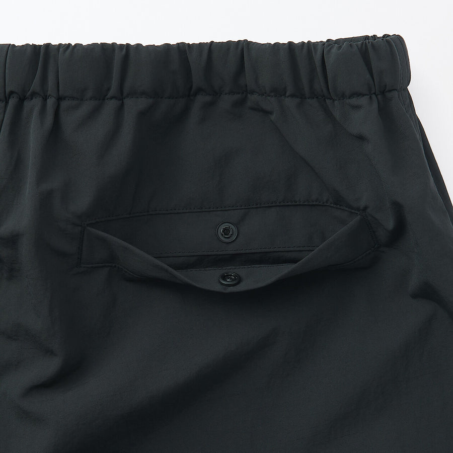 M's Water repellent pocketable windbreaker pants BlackXS