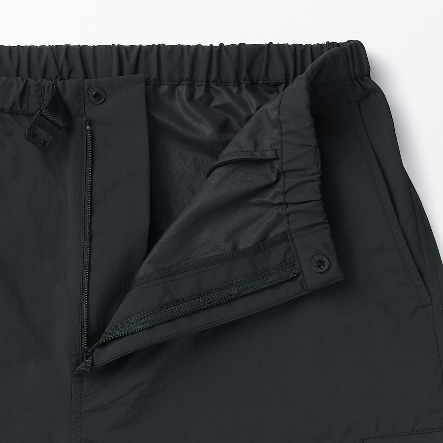 M's Water repellent pocketable windbreaker pants BlackXS