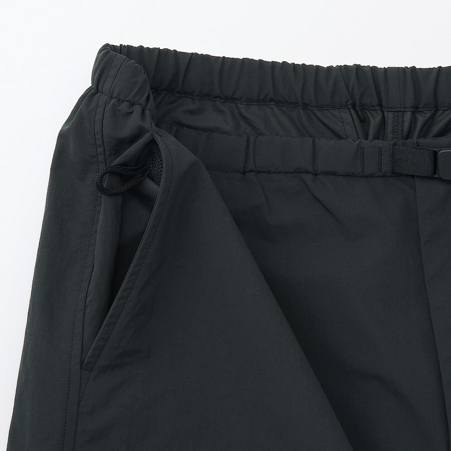 M's Water repellent pocketable windbreaker pants BlackXS