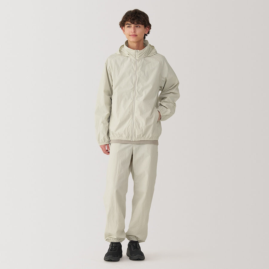 M's Water repellent pocketable windbreaker pants BlackXS
