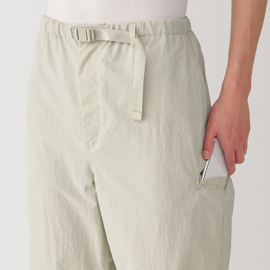 M's Water repellent pocketable windbreaker pants BlackXS