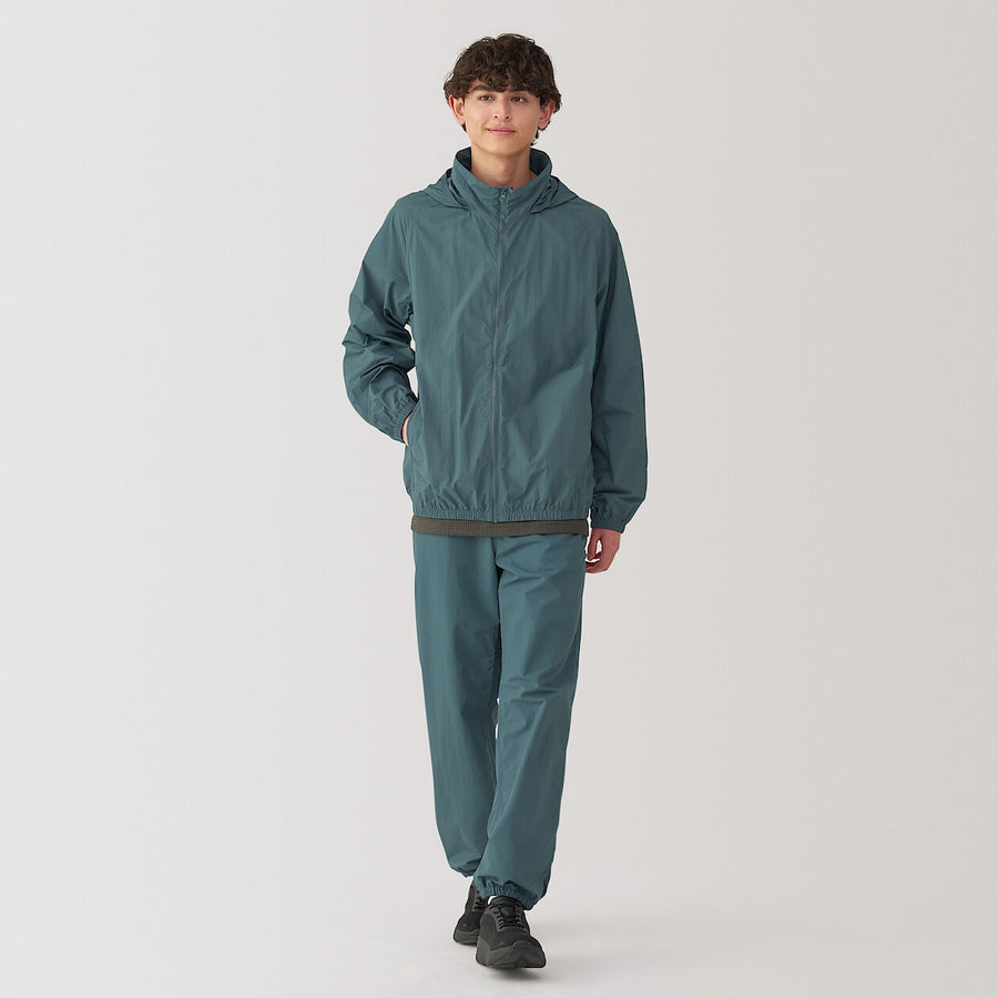 M's Water repellent pocketable windbreaker pants BlackXS