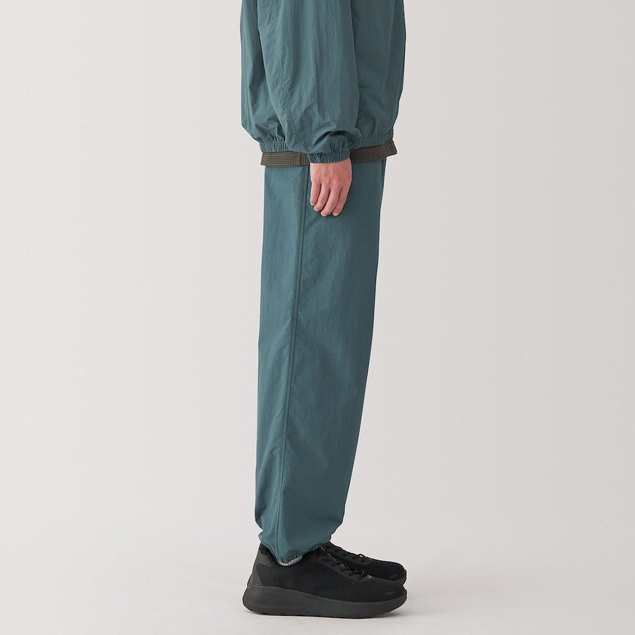 M's Water repellent pocketable windbreaker pants BlackXS