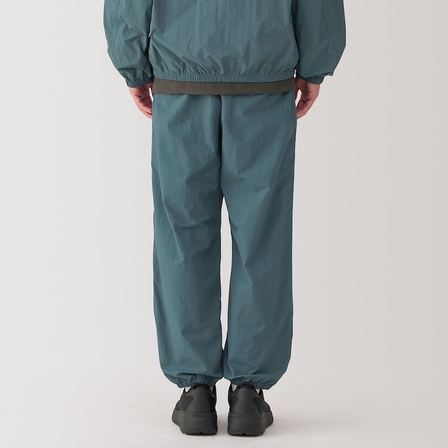 M's Water repellent pocketable windbreaker pants BlackXS