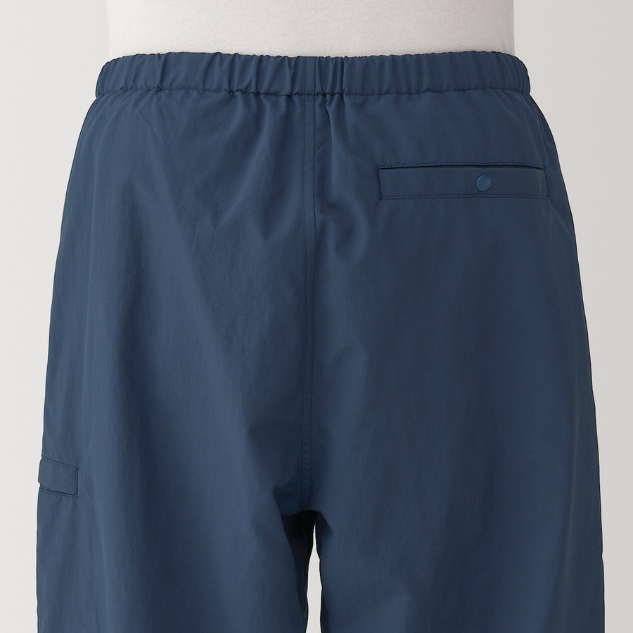 M's Water repellent pocketable windbreaker pants BlackXS