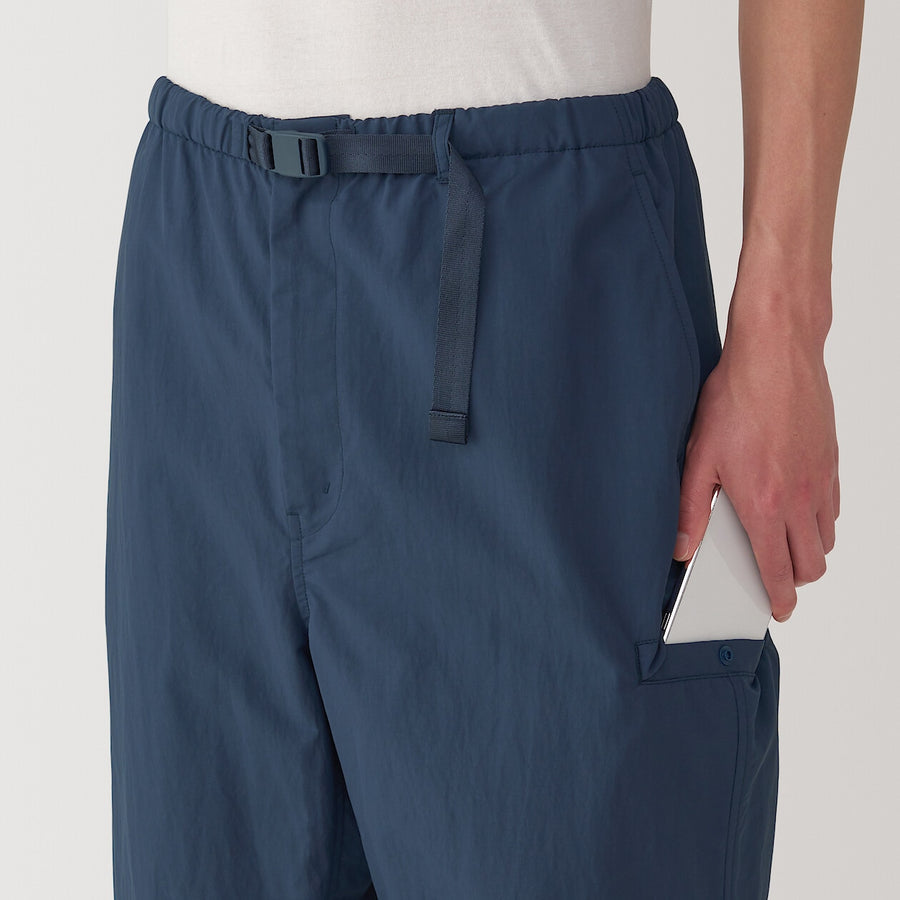 M's Water repellent pocketable windbreaker pants BlackXS