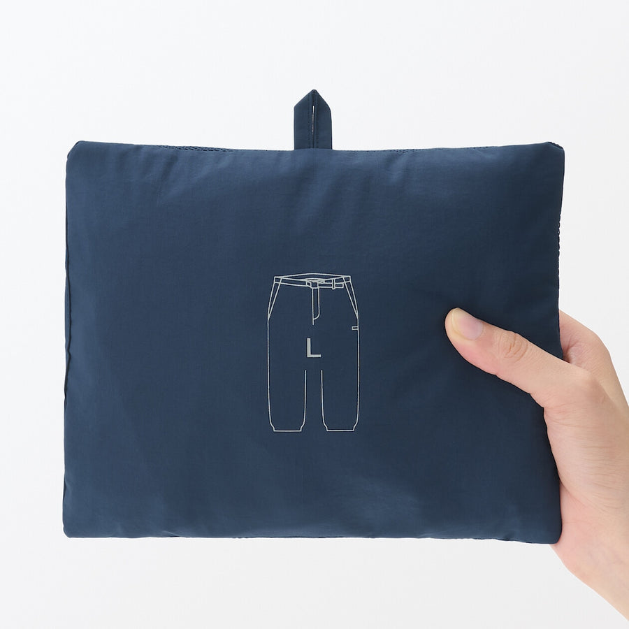 M's Water repellent pocketable windbreaker pants BlackXS