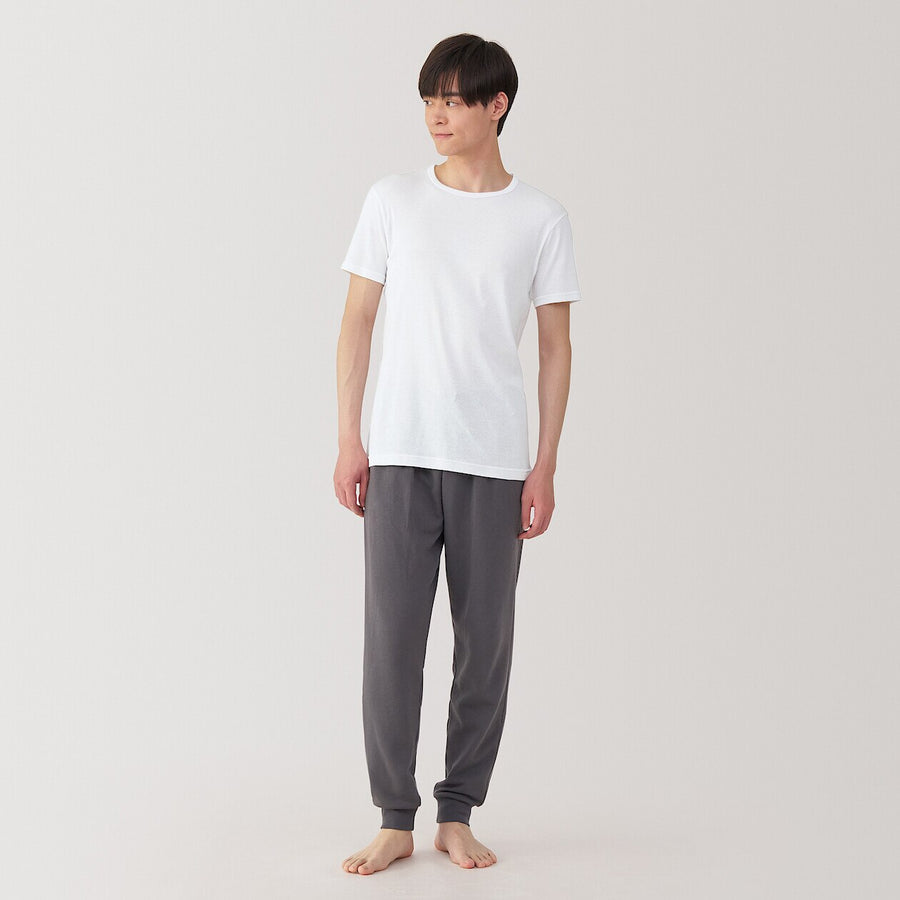 M's Moisture wicking cotton Crew neck S/S T-shirtWhiteXS