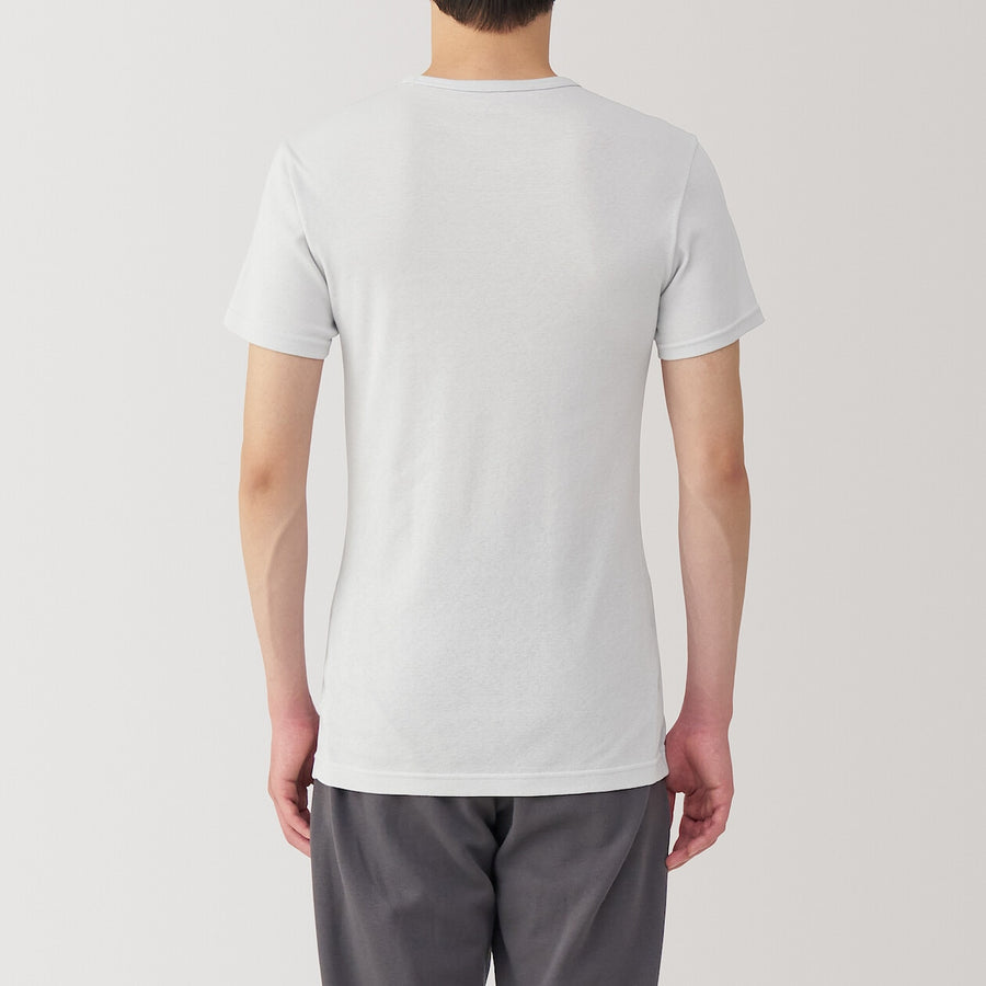 M's Moisture wicking cotton Crew neck S/S T-shirtWhiteXS