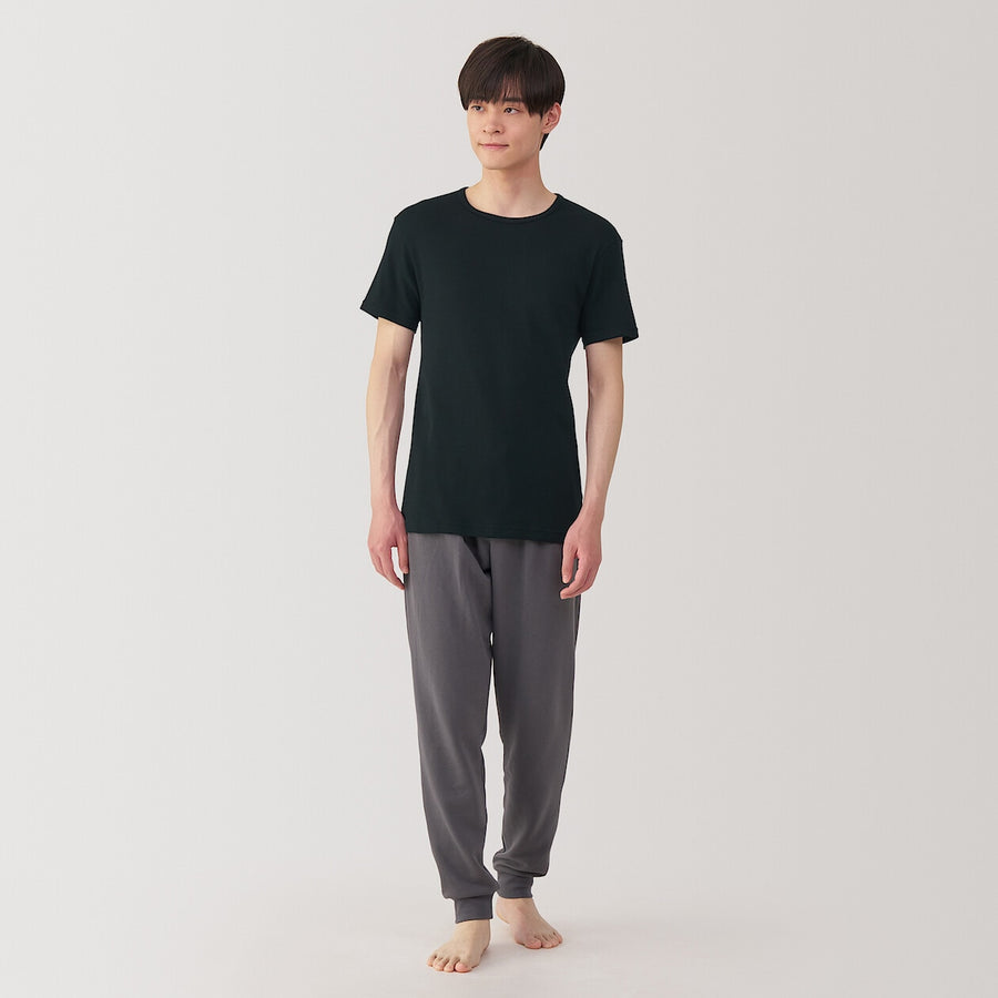 M's Moisture wicking cotton Crew neck S/S T-shirtWhiteXS