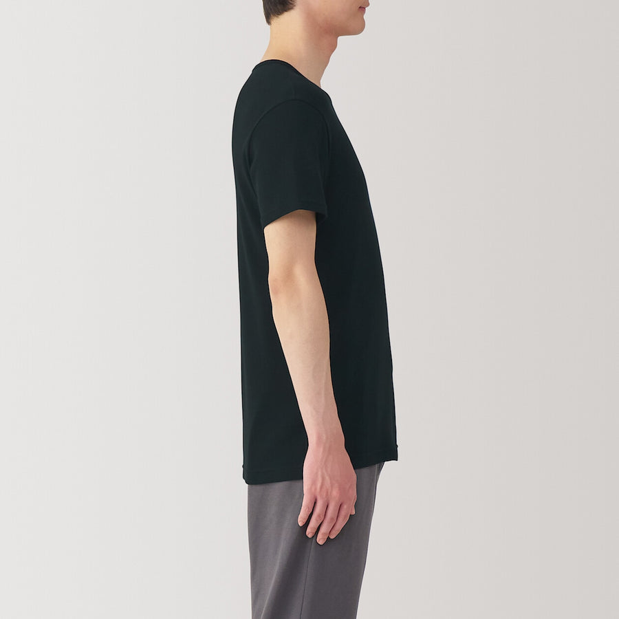 M's Moisture wicking cotton Crew neck S/S T-shirtWhiteXS
