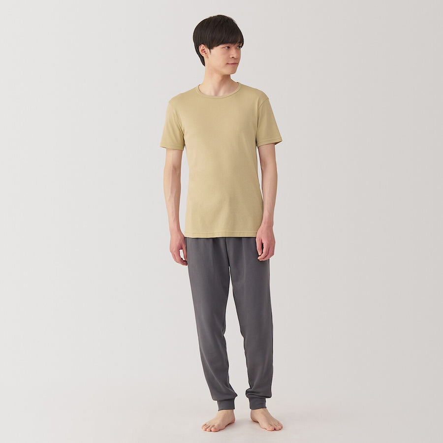 M's Moisture wicking cotton Crew neck S/S T-shirtWhiteXS
