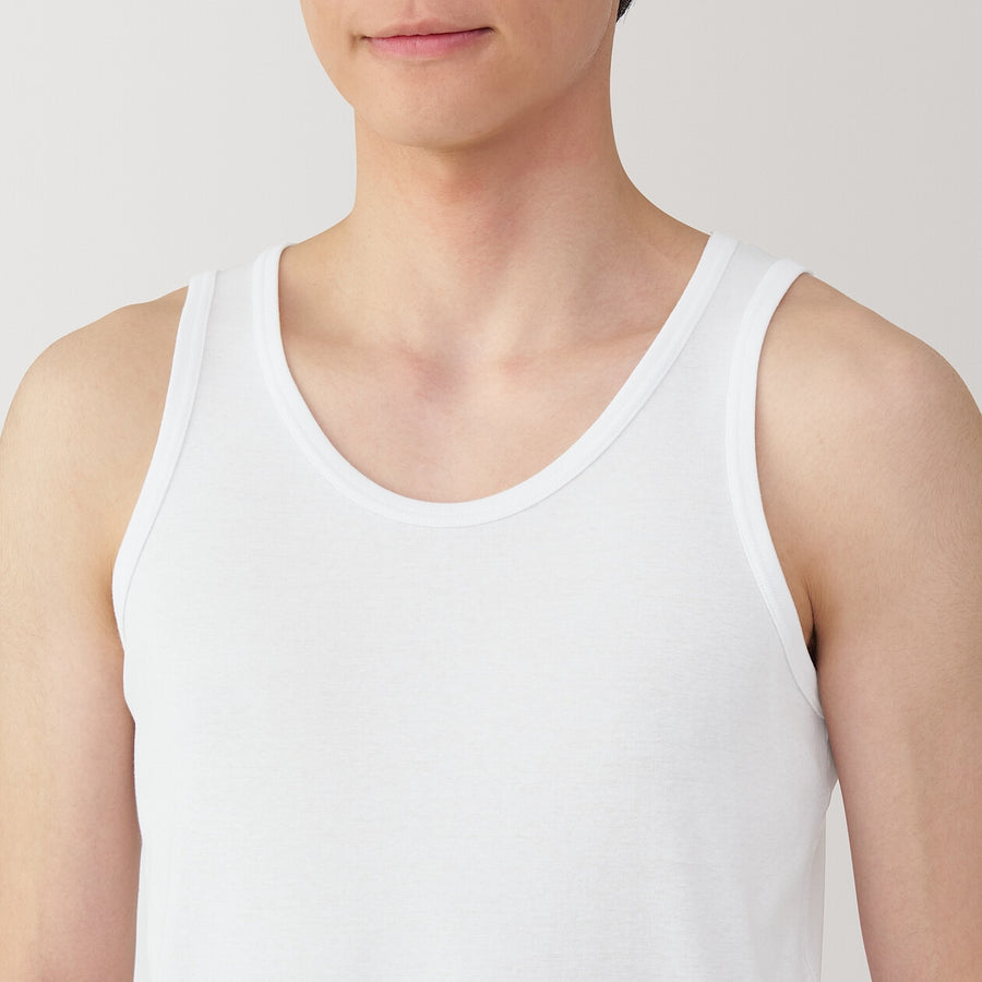 M's Moisture wicking cotton Tank topWhiteXS
