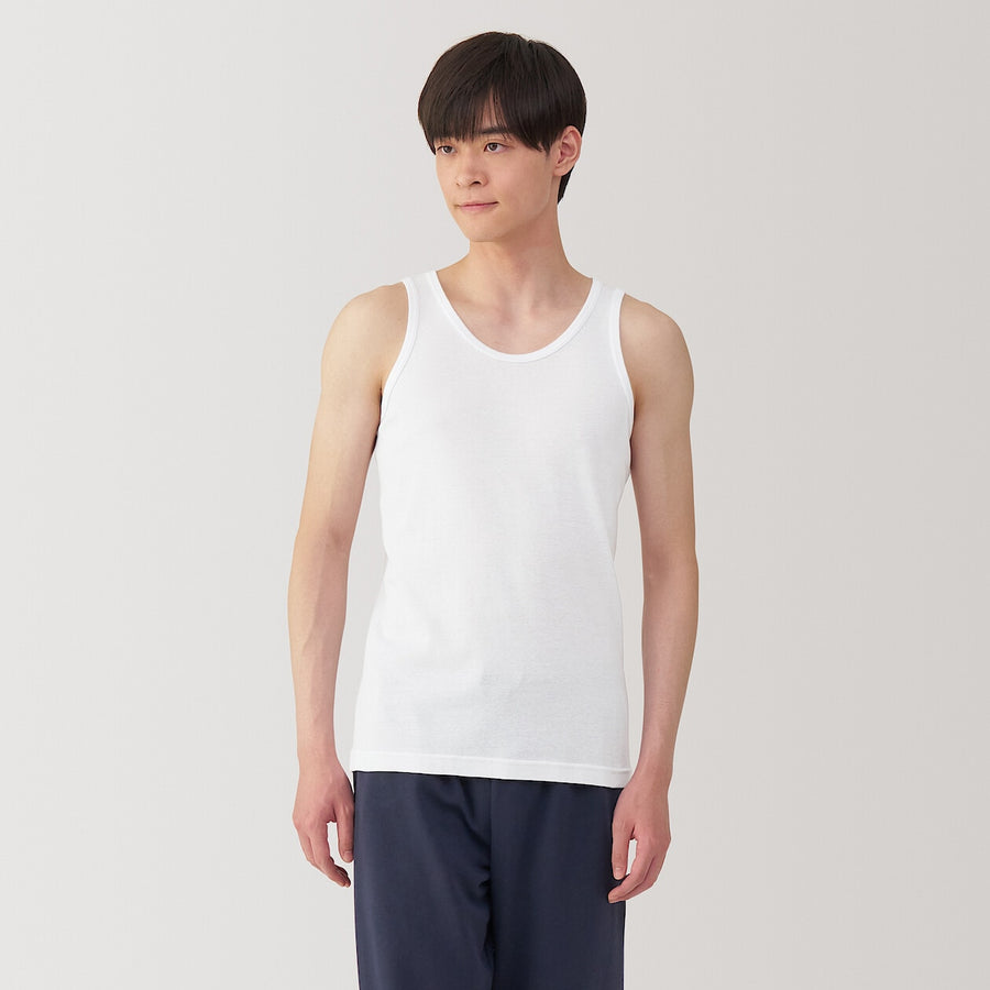 M's Moisture wicking cotton Tank topWhiteXS