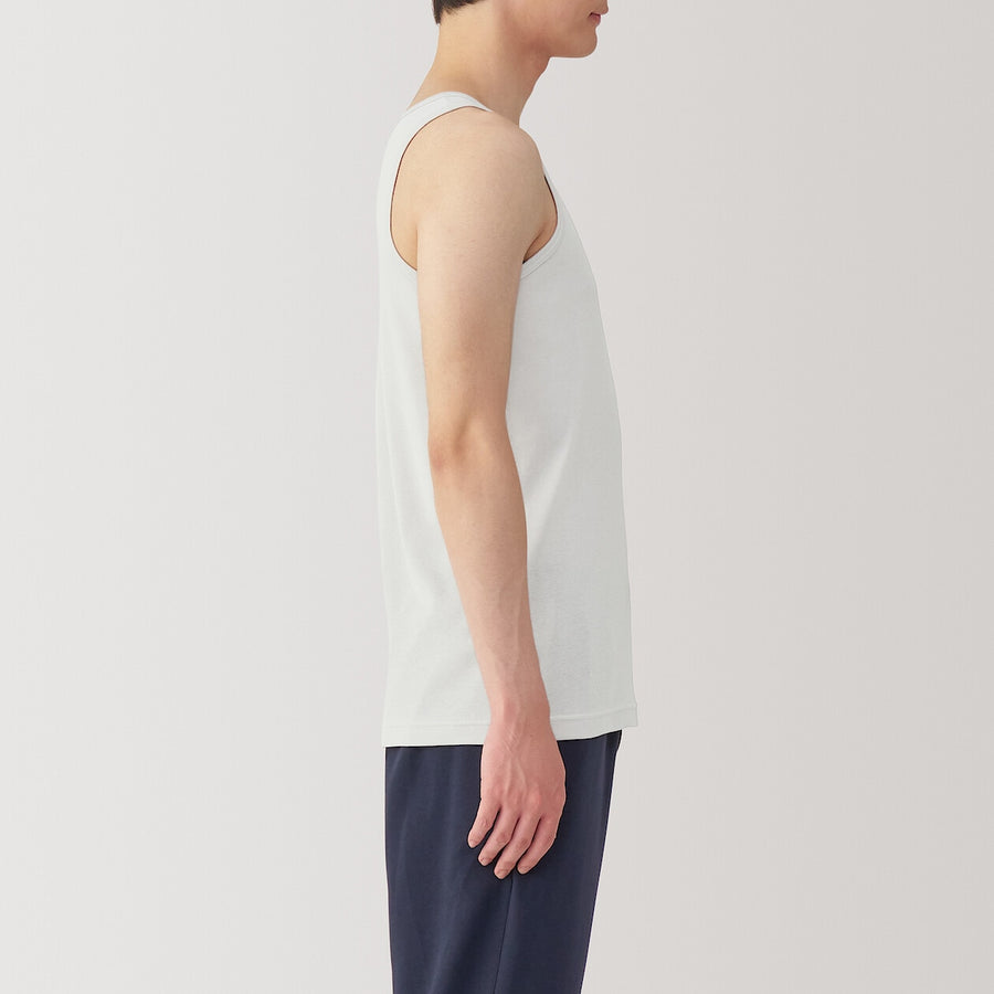 M's Moisture wicking cotton Tank topWhiteXS