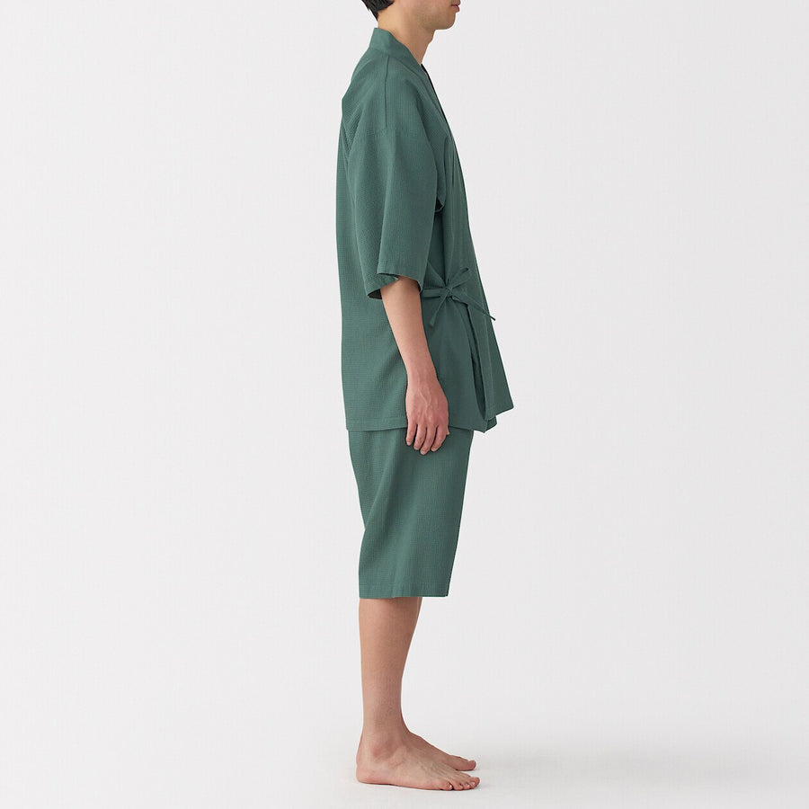 Waffle Jinbei Pyjama Set