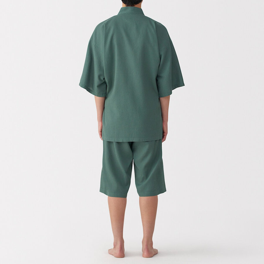 Waffle Jinbei Pyjama Set