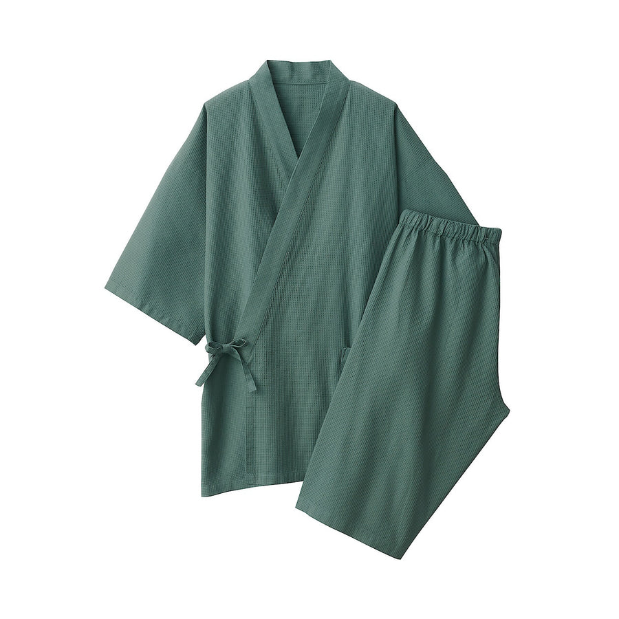 Waffle Jinbei Pyjama Set