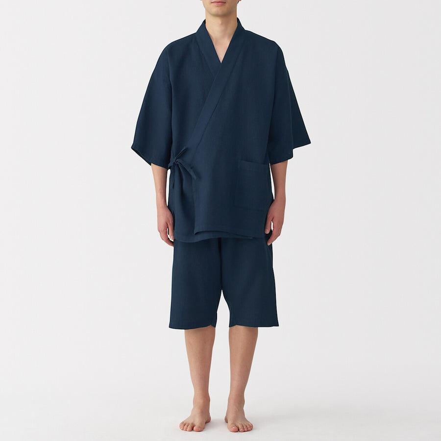 Waffle Jinbei Pyjama Set